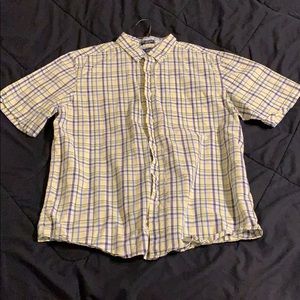 Chaps Short Sleeve Button Down | Large